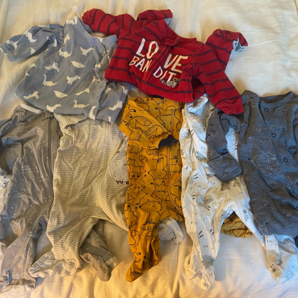 Baby boy bundle sizes NB-3M